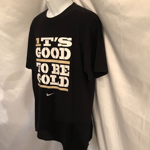 Nike Vanderbilt University It's Good To Be Gold Athletic Sport Tee Shirt - Picture 3 of 4